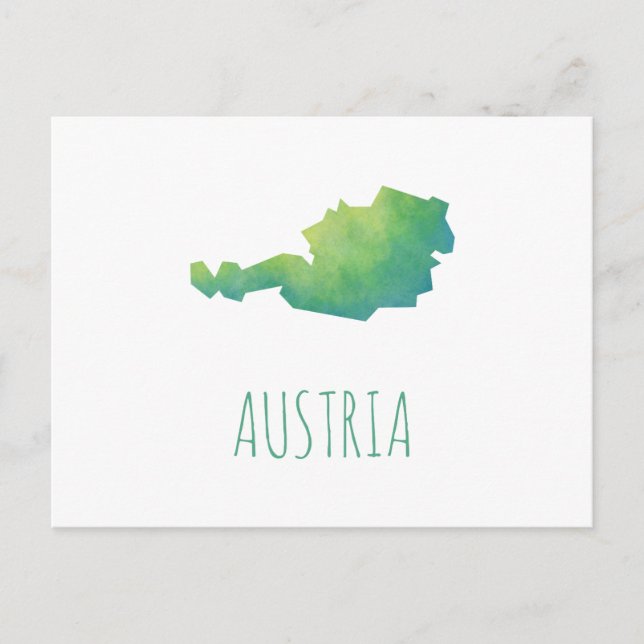 Carte Autriche (Devant)