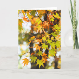 Carte Autumn Leaves [Greeting Card]