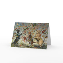 Autumn Tailwag Whimsical Golden Retriever Dogs