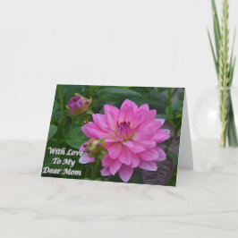 Carte Avec amour à ma chère maman