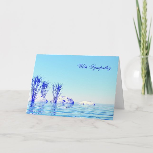 Carte Avec compassion pour l'eau pacifique (Devant)
