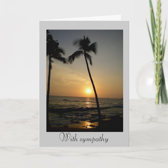 Carte Avec sympathie (Devant)