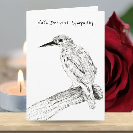 Carte Avec Sympathie Dessin de martin-pêcheur nain orien