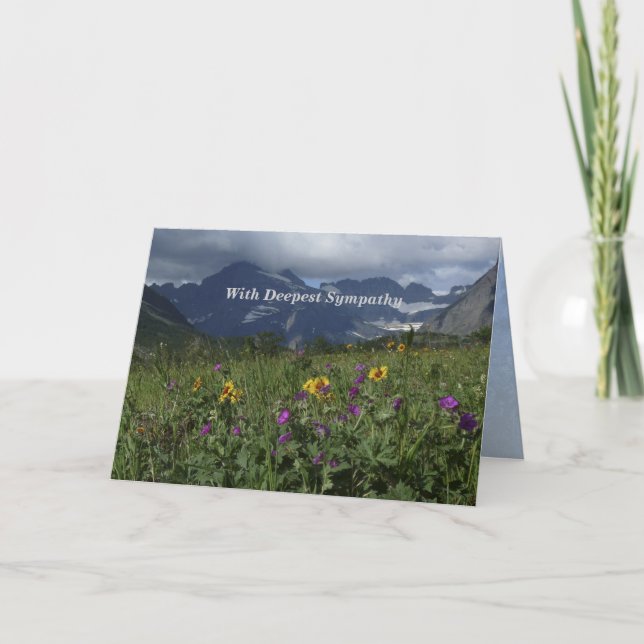 Carte Avec sympathie, Salutation des Fleurs sauvages de  (Devant)
