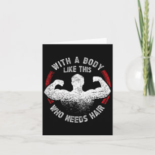 Carte Avec Un Corps Comme Celui-Ci Qui A Besoin De Cheve