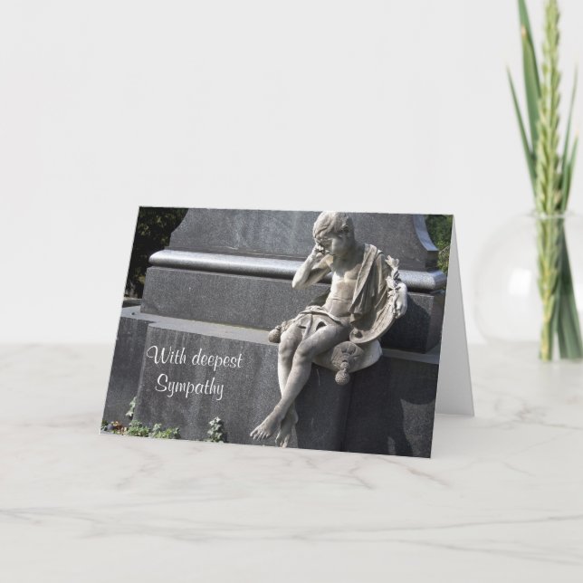 Carte Avec une profonde sympathie (Devant)