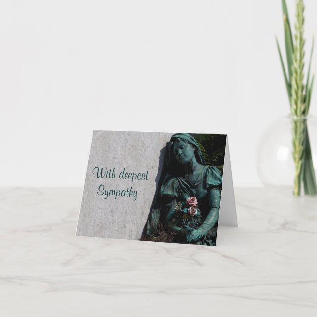 Carte Avec une profonde sympathie (Devant)