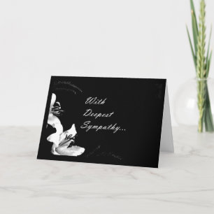 CARTE **AVEC UNE SYMPATHIE PROFONDE**