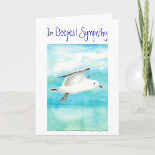 Carte Avec Une Sympathie Profonde, Encouragement, Condol