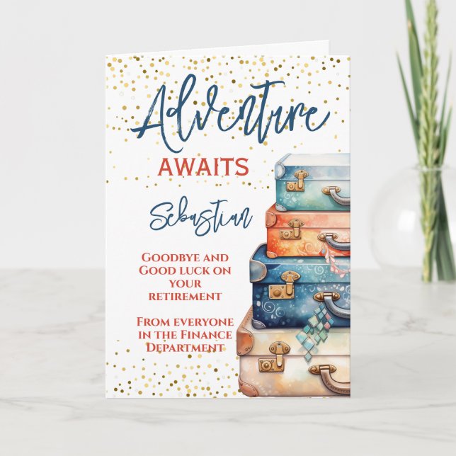 Carte Aventure Attend De Quitter La Retraite (Devant)