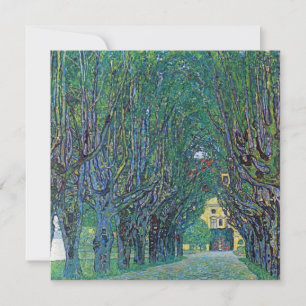Carte Avenue In Schloss Kammer Park par Gustav Klimt