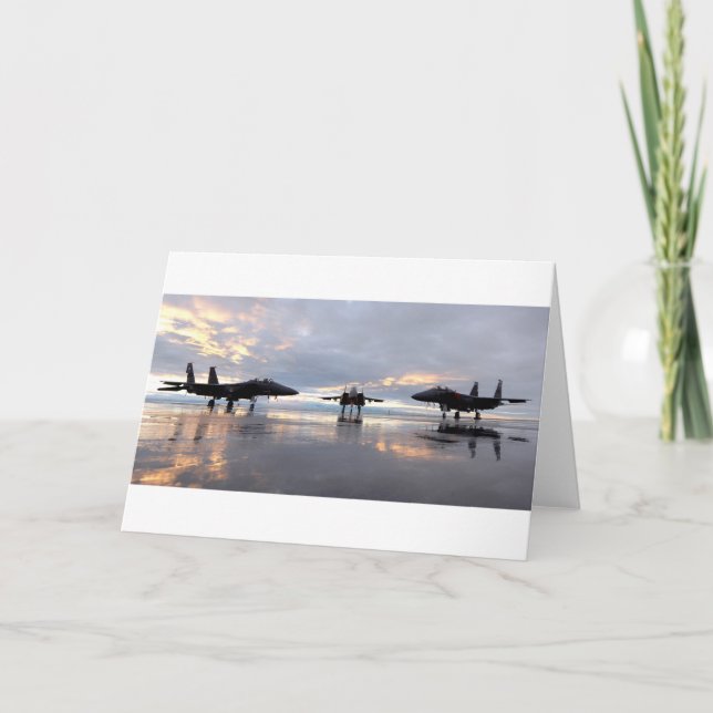 Carte Avion de chasse de F-15 Eagle (Devant)