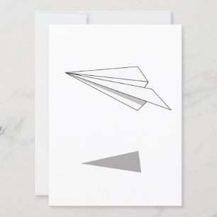 Carte Avion en papier