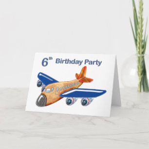 Carte Avion Extraordinaire 6e anniversaire
