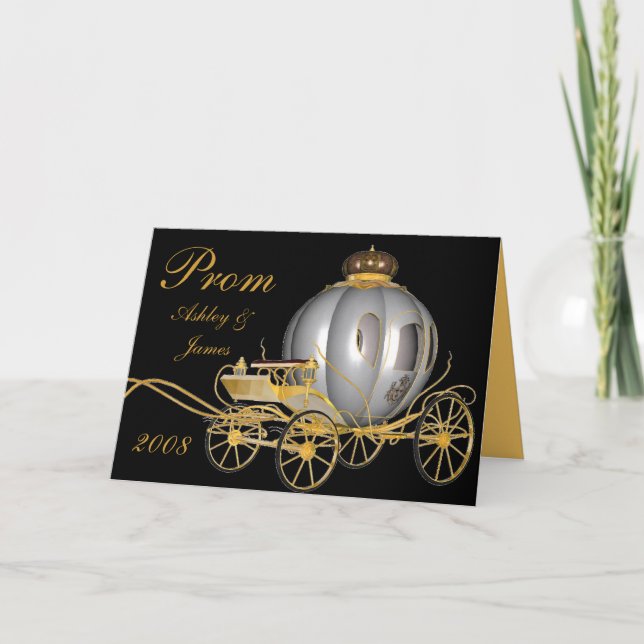 Carte Avis royal de diplômé du bal d'étudiants 2008 ! (Devant)