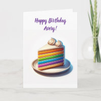 Avoir un anniversaire fabuleux | Rainbow Cake