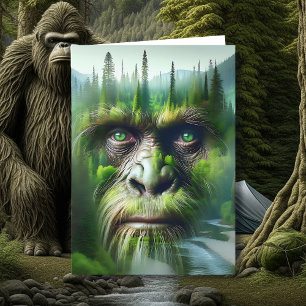 Carte Avoir un anniversaire légendaire Bigfoot