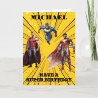 Avoir un super Superhero Boy anniversaire
