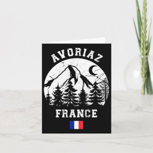Carte Avoriaz France Alpes Station de ski alpin Ski fran
