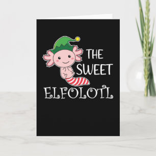 Carte Axolotl Elf The sweet Elfoled Animal Christmas
