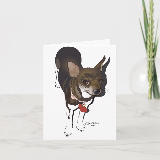 Carte ¡Ay Chihuahua ! Je t'aime ! (Devant)