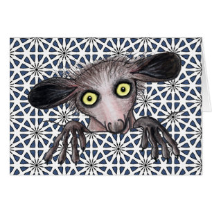 Carte Aye-aye Lemur Note