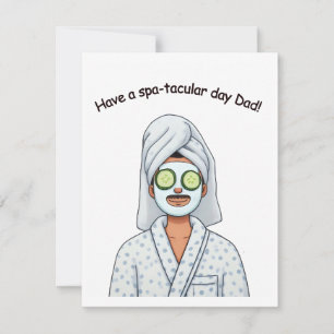 Carte Ayez Un Cadeau Spa-Tactique De Jour Papa Pères
