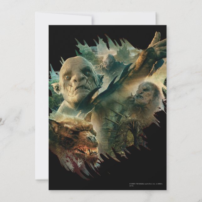 Carte Azog, Narzug et Bolg Graphic (Devant)