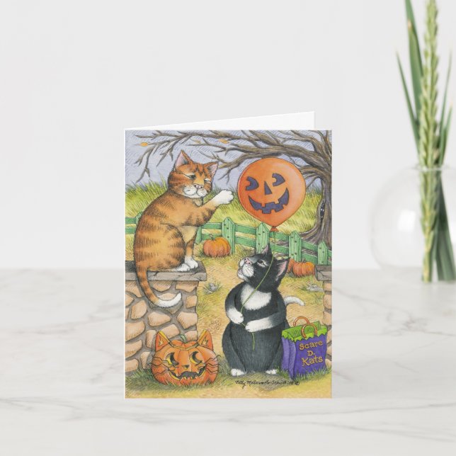 Carte B et note de T #34 Halloween (Devant)
