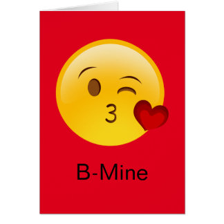 Carte B-Mine Emoji Valentin