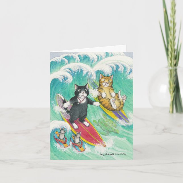 Carte B & T #38 Note de surf (Devant)
