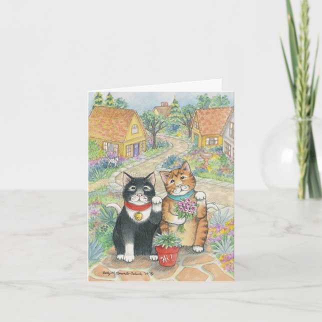 Carte B & T #51 Voisin Bonjour Note (Devant)