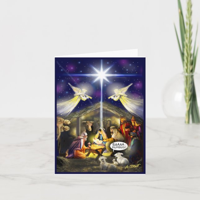 CARTE BAAA HUMBUG ! - (Devant)