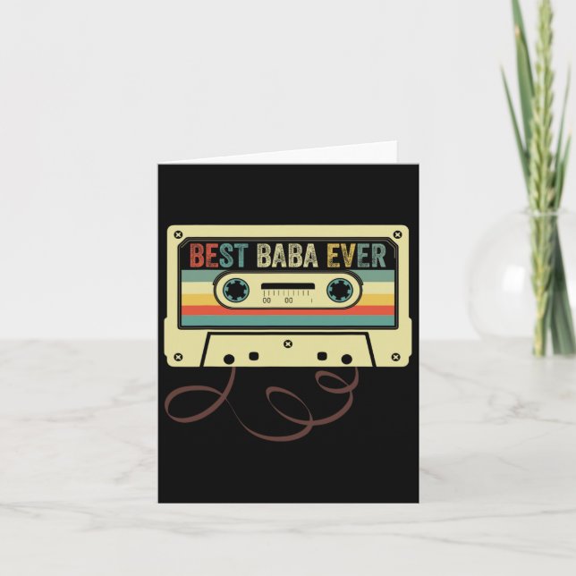 Carte Baba Ever Grand-père Fête des pères Tonton Papa  (Devant)