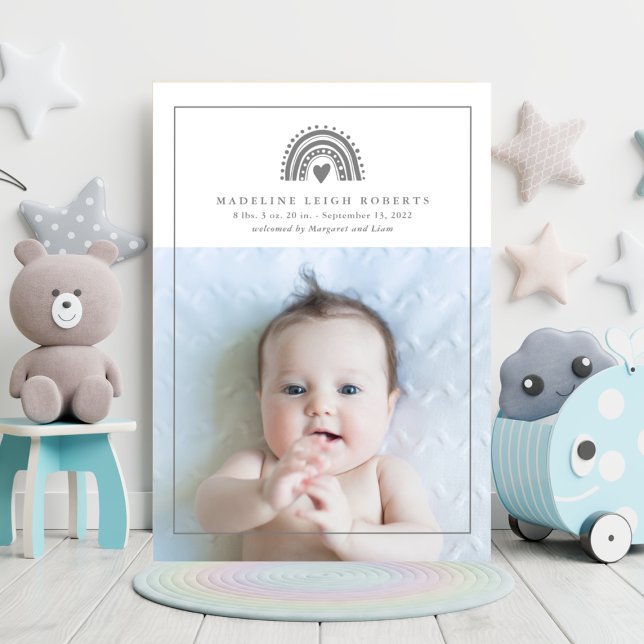 Carte BABY ANNOUNCEMENT Add Your Photo (Créateur téléchargé)