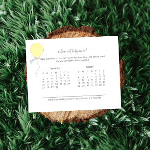 Carte Baby Arrival Prediction Baby Sprinkle Jeu