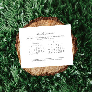 Carte Baby Arrival Prédiction moderne bébé Eléphant