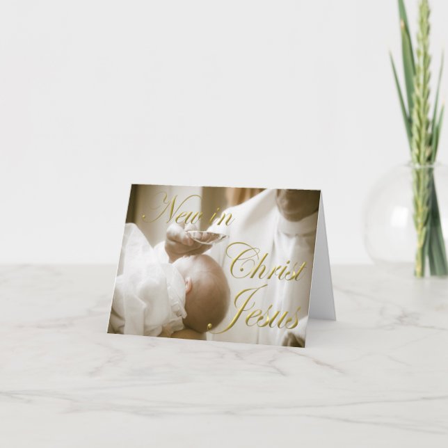 Carte Baby Baptism (Devant)