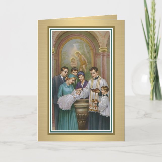 Carte Baby Baptismal (Devant)