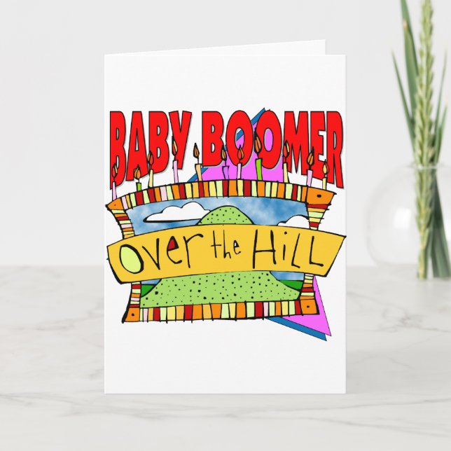 Carte Baby Boomer Birthdays (Devant)
