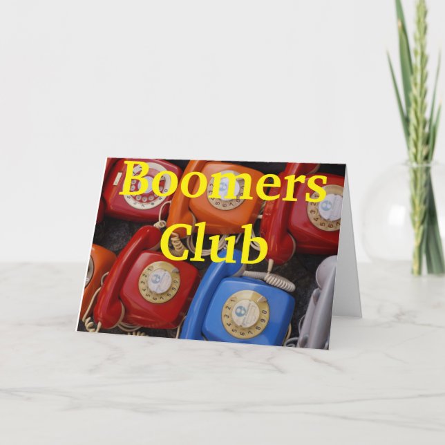 Carte Baby Boomers (Devant)