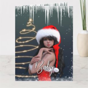 Carte Baby It's Cold Outside Christmas Card (SF 8.5x11)