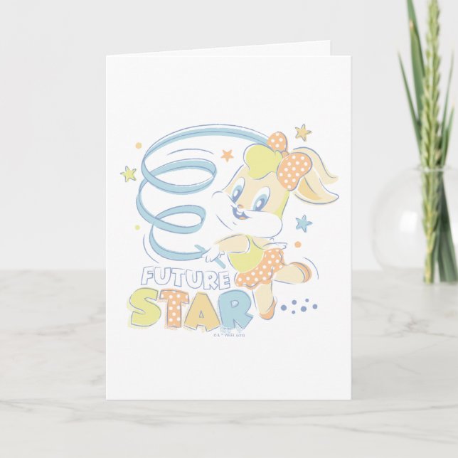 Carte Baby Lola Bunny Future Star (Devant)