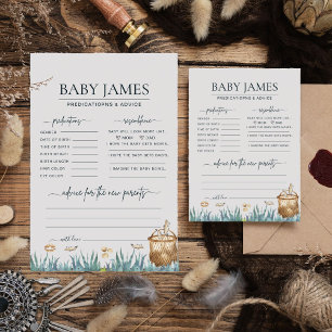 Carte Baby Predictions Reel amusant Baby shower de pêche