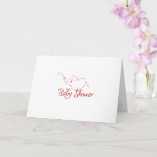 Carte Baby shower