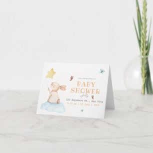 Carte Baby shower aquarelle