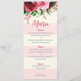 Carte Baby shower Floral
