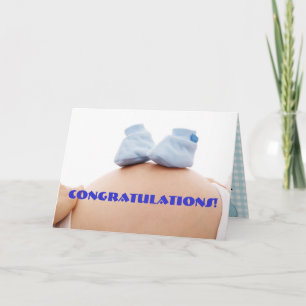 Carte Baby shower heureux