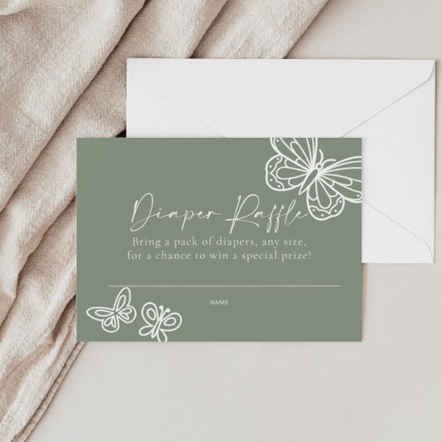 Carte Baby shower verte de la grille de couches (Créateur téléchargé)