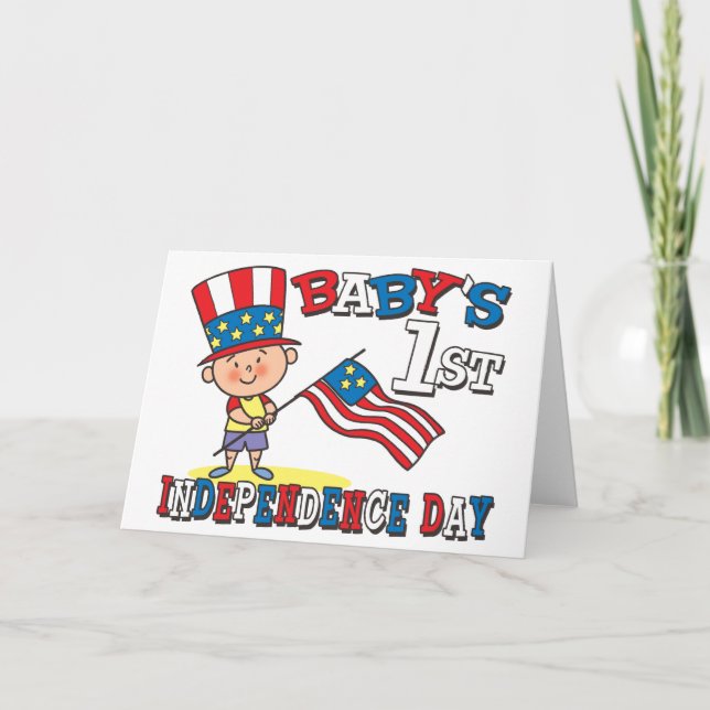 Carte Baby's First Independence Day (Devant)